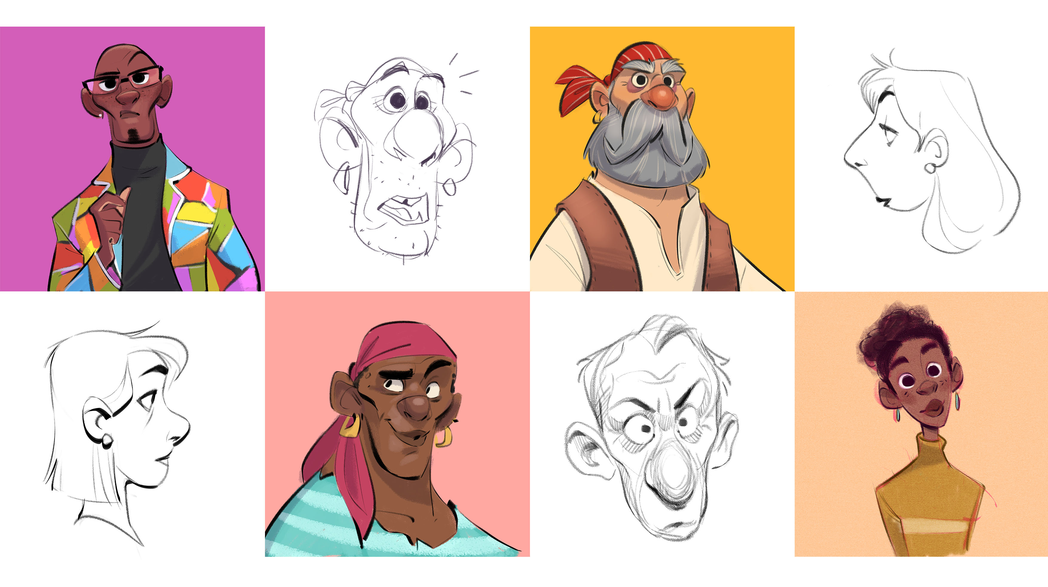 Character portraits - character design